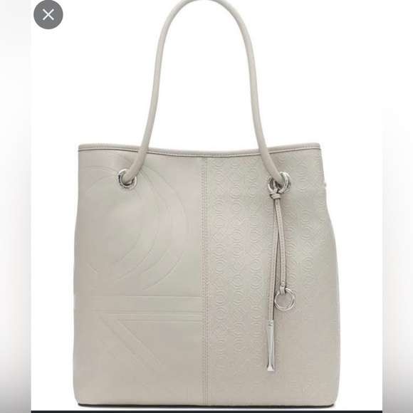 Calvin Klein Gabrianna Monogram North/South Tote - Picture 1 of 9